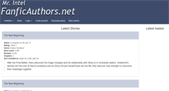 Desktop Screenshot of mrintel.nsns.fanficauthors.net
