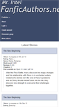 Mobile Screenshot of mrintel.nsns.fanficauthors.net