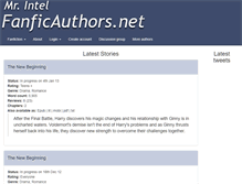 Tablet Screenshot of mrintel.nsns.fanficauthors.net