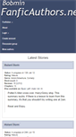 Mobile Screenshot of bobmin.fanficauthors.net