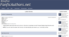 Desktop Screenshot of kinsfire.fanficauthors.net