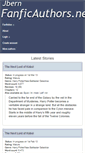 Mobile Screenshot of jbern.fanficauthors.net